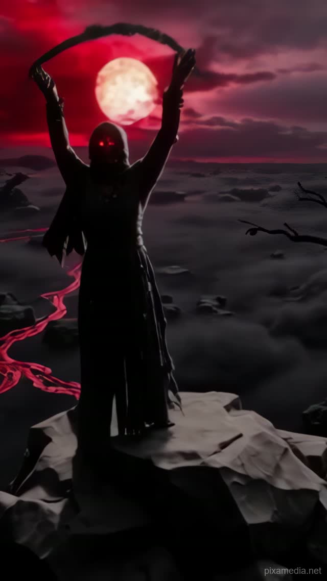 Shadow Weaver's Blood Eclipse - Dark Fantasy AI stock